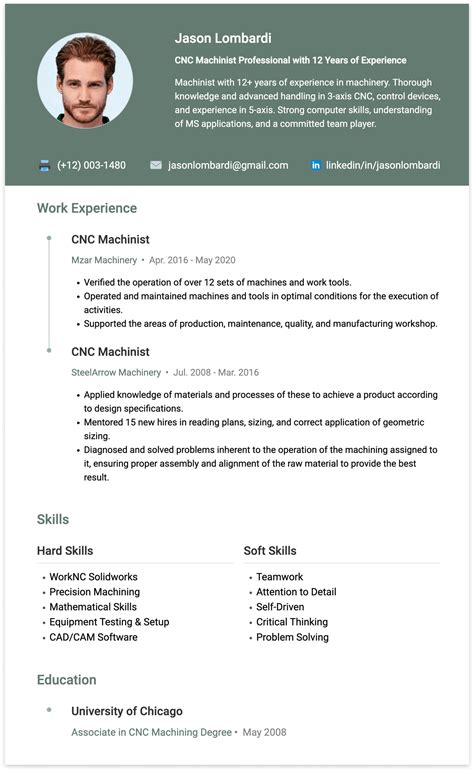 cnc machine operator job description resume|cnc operator skills for resume.